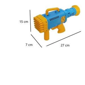 حباب ساز طرح تفنگ مدل رنگ ابیBAZOOKA BUBBLE کد44 