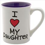 ماگ آور نیم ایز ماد مدل I Heart My Daughter