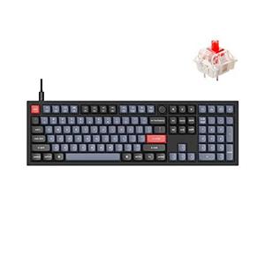 کیبورد Keychron Q6 سیمی کیبورد کیبورد مکانیکی سفارشی، ماکرو قابل برنامه ریزی QMK/VIA سایز کامل با واشر دوگانه سوئیچ قرمز Gateron G Pro با قابلیت تعویض داغ سازگار با Mac Windows Linux (مشکی)  ارسال 15 الی 20 روز کاری