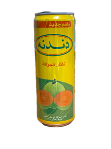 آبمیوه قوطی دندنه عربی با طمع میوه استوایی گواوا- 355 میلی لیتر
