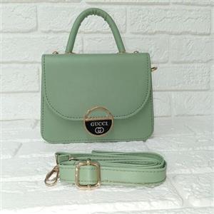 کیف دستی و دوشی مدل مینی بگ دخترانه رنگ سبز 