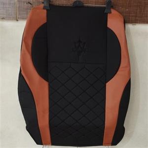 روکش صندلی پرشیا مارون مشکی جنس جودون چرم مدل مازراتی الگو فابریک