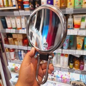 آینه آرایشی بزرگنمایی 15 برابر دوطرفه ایستاده  و دستی و تاشو و دیواری