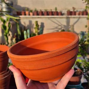 گلدون سفالی مدل بنسای