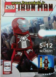 (IRON MAN) اسباب بازی لگو شخصیت مردآهنی (ساخت ZHBO) کد (ZB201) طرح 07