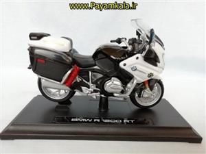 ماکت فلزی موتورسیکلت ب ام و گشت بزرگراه (BMW R 1200RT CALIFORNIA HIGHWAY PATROL BY MAISTO)(1/18)
