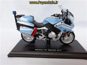 ماکت فلزی موتورسیکلت ب ام و پلیس (BMW R1200RT POLIZIA BY MAISTO)(1/18) 