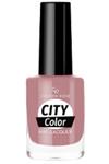 لاک ناخن سیتی کالر City color رنگ بژ تیره شماره 32 گلدن رز Golden Rose