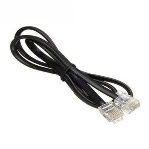 کابل افزایش طول سیم تلفن 2 متری مدل PHONE CABLE دو سر سوکت و ضد نویز با کیفیت عالی و اصل 