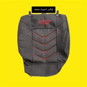 روکش صندلی پراید 111 طرح مازراتی جدون مشکی دوخت قرمز ، لوکس اسپرت محمد
