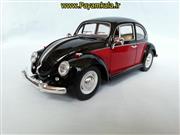 ماکت ماشین اسباب بازی فولکس بزرگ (1:24) (VOLKSWAGEN BEETLE 1967 BY KINSMART) مشکی-قرمز