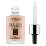 کرم پودر HD کاتریس (Catrice) مدل Liquid Coverage رنگ 032 (Nude Beige) حجم 30 میلی لیتر