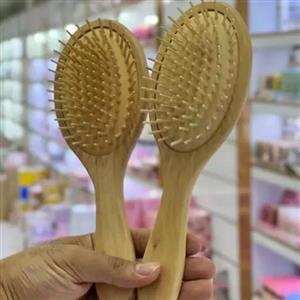 برس چوبی بیضی سایز بزرگ