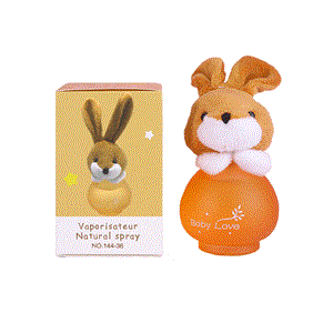 عطر کودک بیبی لاو مدل خرگوش قهوه ای کد ۳۶-۱۴۴