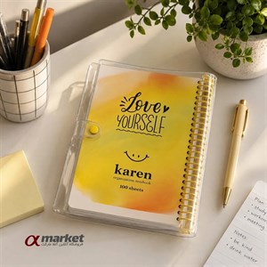یدک کلاسور 100 برگ 26 حلقه کارن(karen)