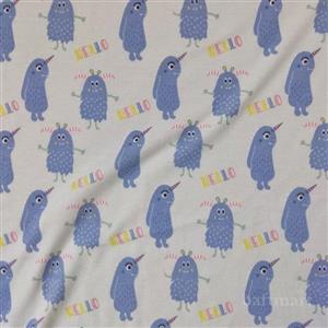 یکرو پنبه ترکیبی کشی طرح هیولا فانتزی کد ۴۰۱۱۰۶۶