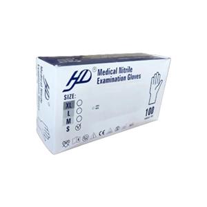 دستکش نیتریل اچ دی  مدل 01 سایز کوچک بسته 100 عددی