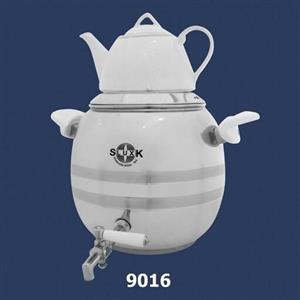 کتری قوری استیل کف چدن برند (اس لوکس)کد9016