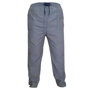 شلوار نخی کاغذی رنگ طوسی مردانه کد 3621