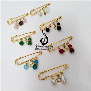 سنجاق سینه 6 عددی اسکاتلندی رابط مانتو