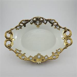 میوه خوری کوچک سرامیک طلایی یونیک کد 1641 