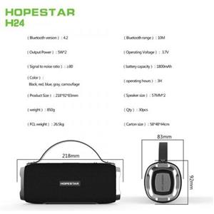 اسپیکر بلوتوث ضد آب و پاوربانک هاپ استار Hopestar H24 Bluetooth Speaker... 
