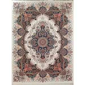 فرش 700 شانه طرح اهورا زمینه کرم