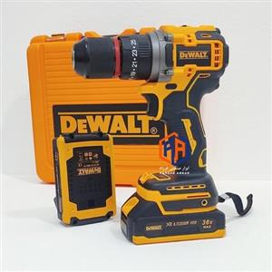 دریل شارژی موتور براشلس دیوالت 36 ولت پولیش دار مدل DCD701MD1E