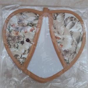 دستگیره قلبی آشپزخانه جیب دار نوار کتان نسوز