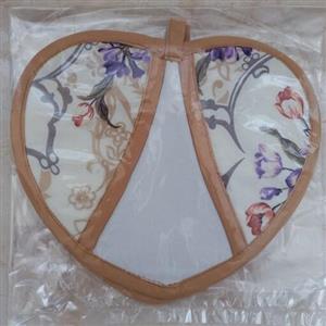 دستگیره قلبی آشپزخانه جیب دار نوار کتانی نسوز