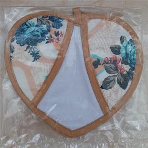 دستگیره آشپزخانه قلبی جیب دار نوار کتان نسوز