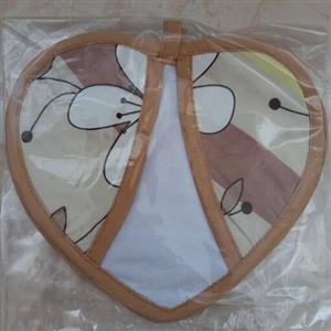 دستگیره آشپزخانه قلبی جیب دار نوار کتان