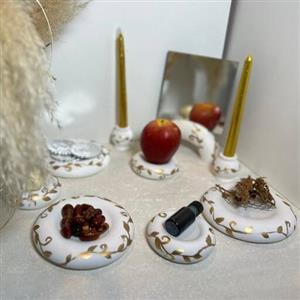 هفت سین سنگ مصنوعی ساقه طلایی