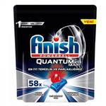 قرص ظرفشویی FINISH QUANTUM MAX بسته 58 عددی