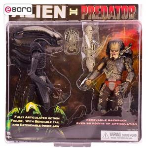اکشن فیگور نکا سری بیگانه پریداتور مدل Alien vs Predator Exclusive Pack بسته دو عددی 