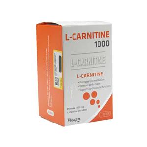 قرص ال کارنیتین 1000 میلی گرم فیشر فلکسان بسته 30 عددی