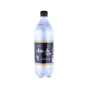 آب گازدار با طعم  لیمو  بدون قند 1 لیتری کریستال