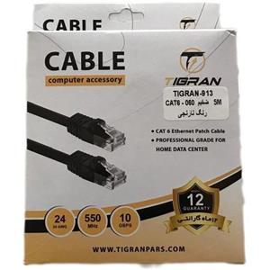 کابل شبکه 5 متری . کابل CAT6