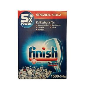 نمک  ماشین ظرفشویی فینیش مدل 5X پنج کاره مدل Calgonit بسته 1700 گرمی