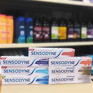 خمیر دندان سفیدکننده سنسوداین sensodyne blancheur