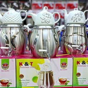 کتری قوری شیردار کیتی کفچدن شش لیتر