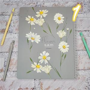 دفتر 100 برگ جلد سخت