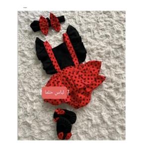 بادی مجلسی بچگانه لباس دخترانه سایز یک تا دو سال