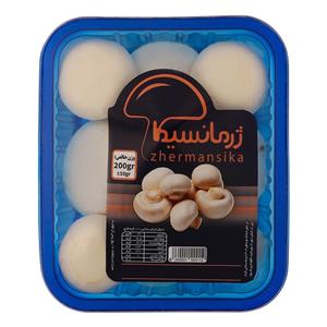 قارچ اسلایس دکمه ای در وزن 200 گرم با برند هیلدانه (200گرم)