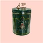 چای طلالو سی تی سی کنیا معطر طعم هل کله مورچه قوطی فلزی گرد سبز 450 گرمی