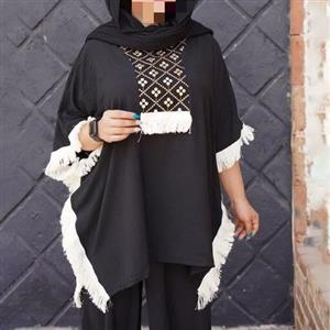 مانتو شلوار آینه کاری شهرزاد ( ابروبادی )