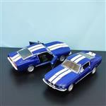 ماشین فلزی  شلبی جی تی GT500 مدل 1967 کینسمارت Kinsmart کینزمارت 1967  Shelby GT500 رنگ آبی