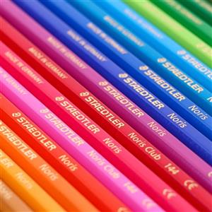 مدادرنگی 24 رنگ استدلر مدل نوریس Staedtler Noris Collored Pencil Pack of 24