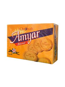 بیسکویت آمیار ساده پذیرایی چیچک 430 گرم