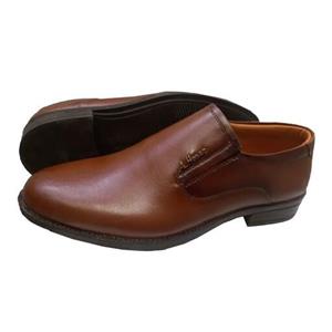 کفش رسمی آذر هنر  مدل داکا بی بند رنگ عسلی